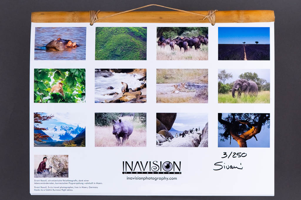 Übersicht Inavision Photography Kalender